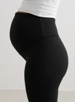 Black Sense Maternity Flare Tights><noscript><img width=