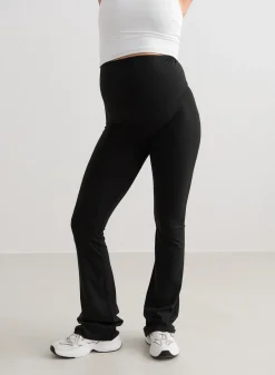 Black Sense Maternity Flare Tights><noscript><img width=