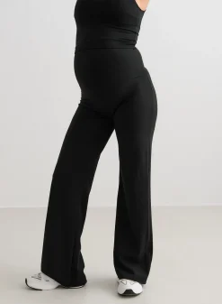 Black Sense Maternity Wide Pants><noscript><img width=