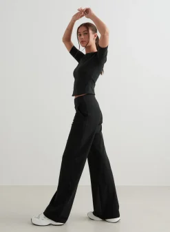 Sense Wide Pants><noscript><img width=