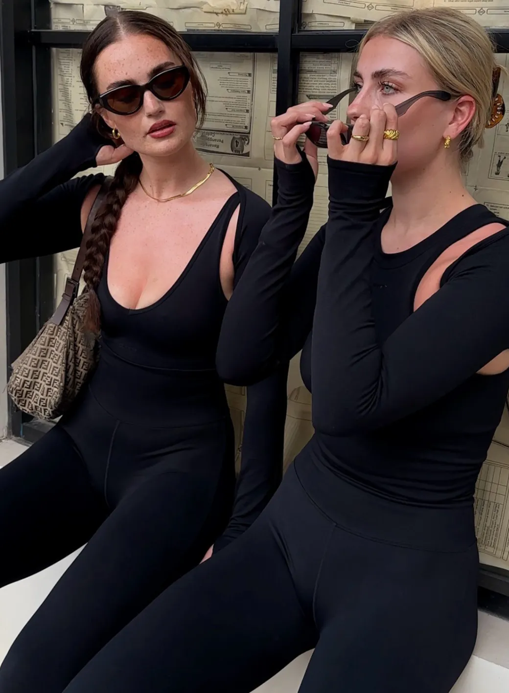 Black Shape Seamless Long Sleeve Bolero>AIM’N Outlet