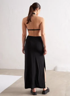 Black Sheer Tech Skirt><noscript><img width=