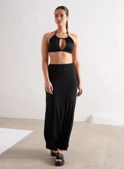 Black Sheer Tech Skirt><noscript><img width=