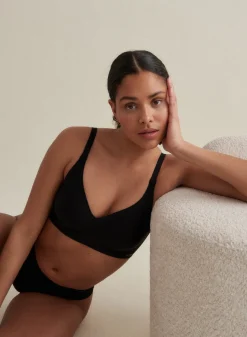 Black Soft Bra>AIM’N New
