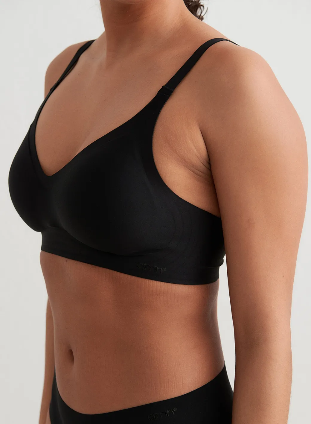 Black Soft Bra>AIM’N New