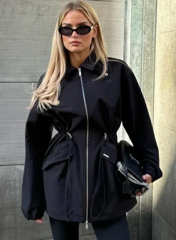 Black Softshell Jacket>AIM’N Clearance