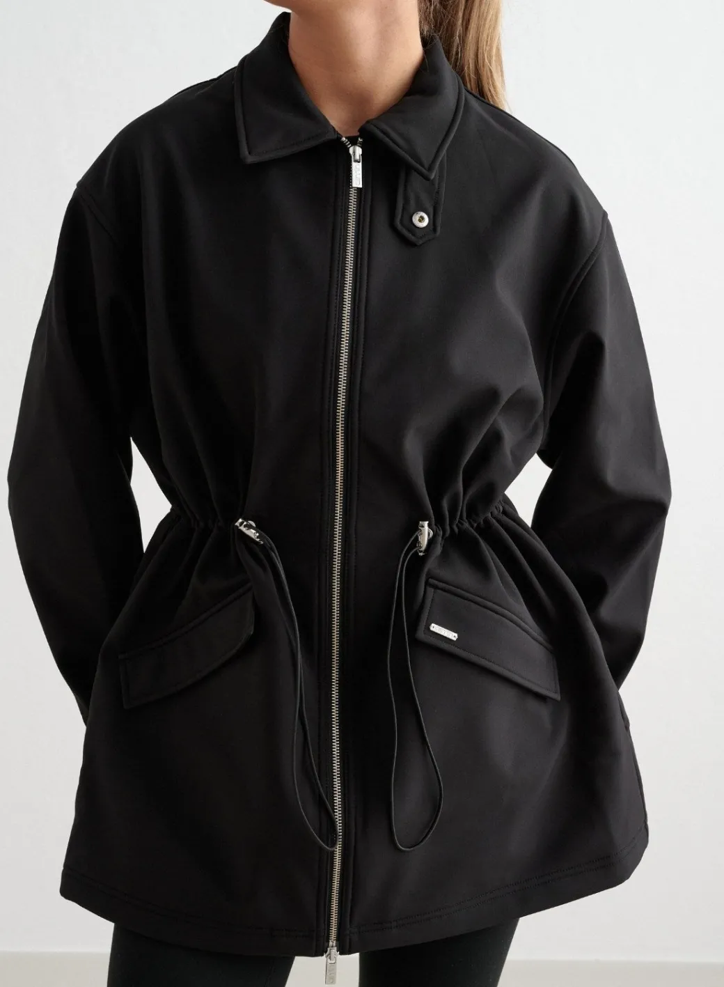 Black Softshell Jacket>AIM’N Clearance