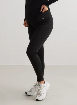 Black Warming Maternity Tights><noscript><img width=