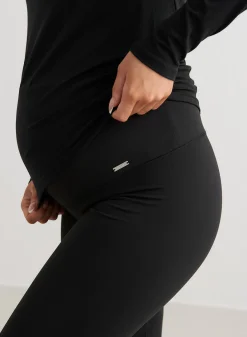 Black Warming Maternity Tights><noscript><img width=