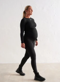 Black Warming Maternity Tights><noscript><img width=