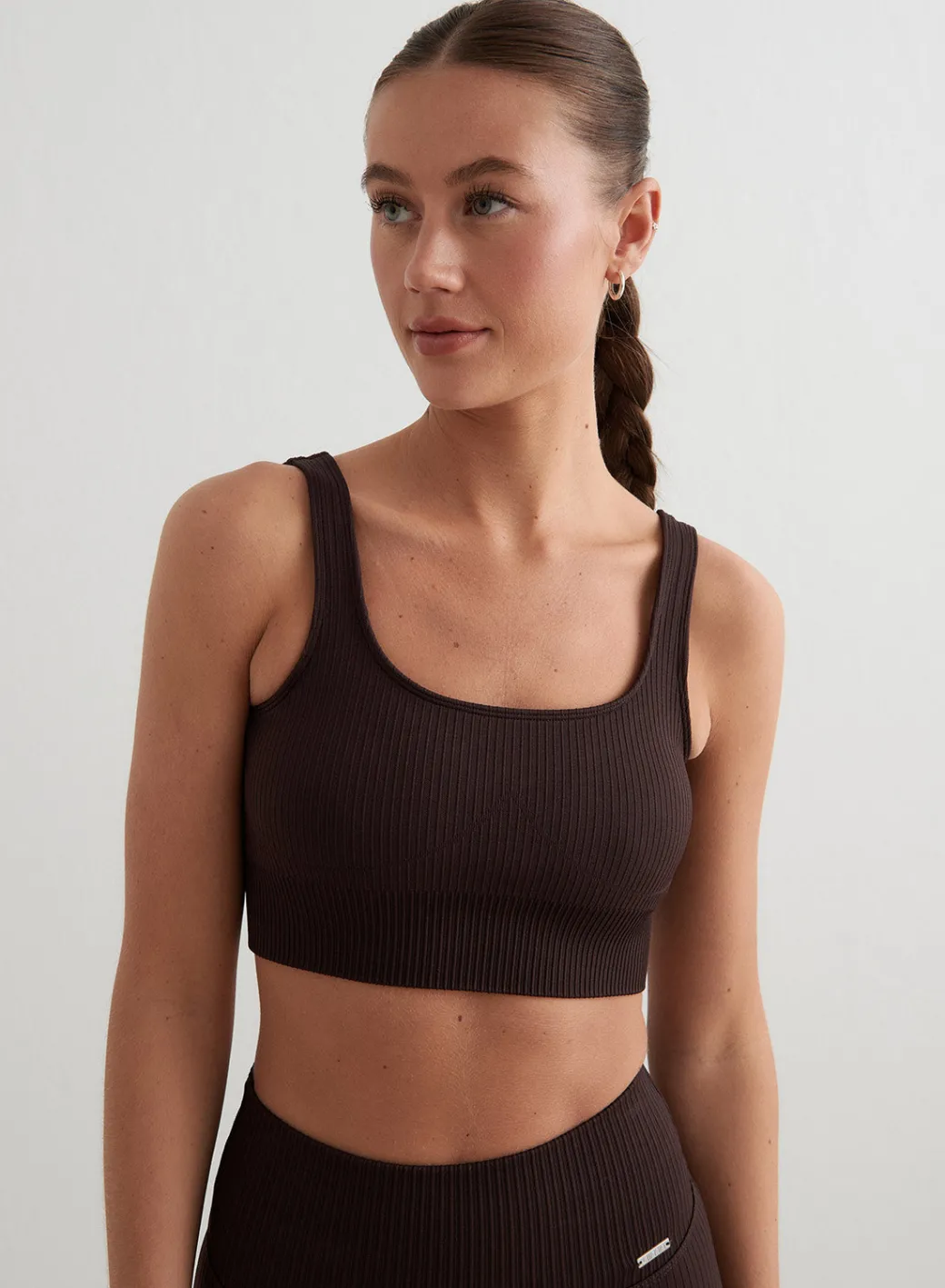 Ribbed Seamless Bra>AIM’N