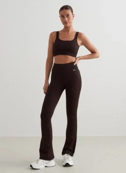 Ribbed Seamless Flare Tights><noscript><img width=