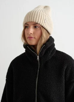 Café Au Lait Chunky Beanie>AIM’N Sale