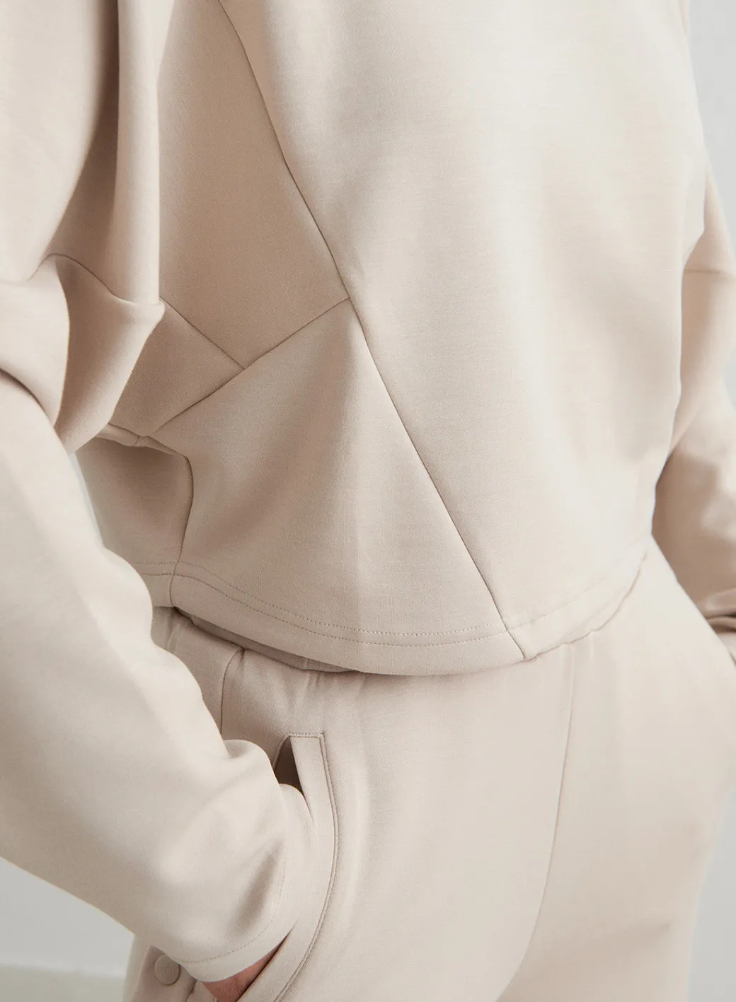 Café Au Lait Comfy Block Sweatshirt>AIM’N New