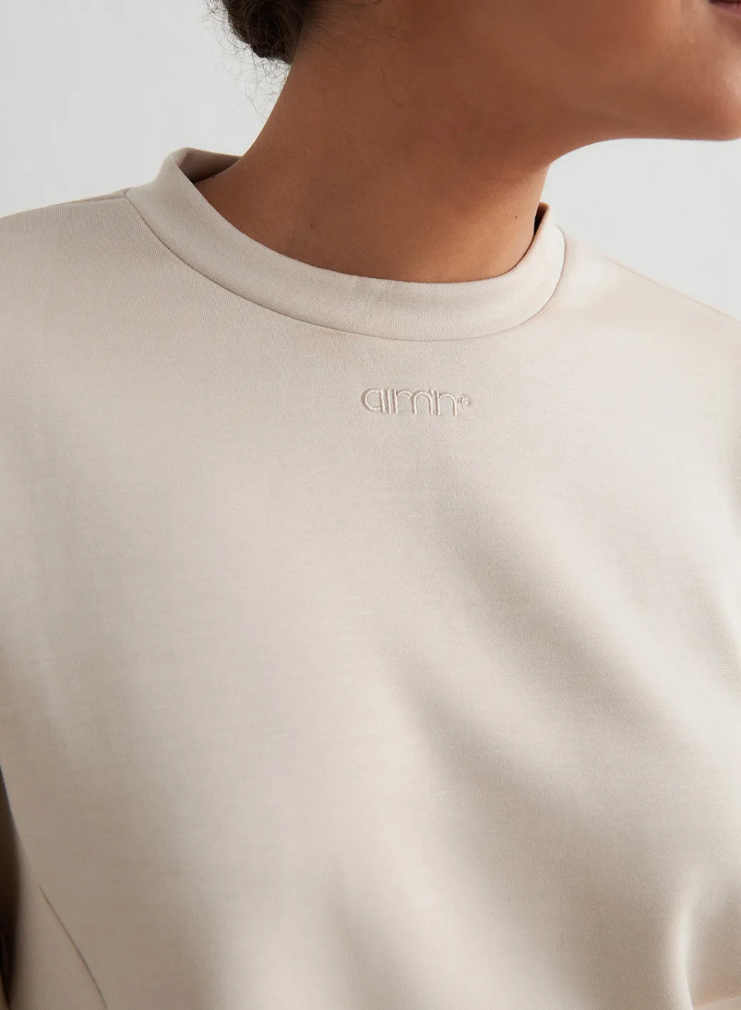 Café Au Lait Comfy Block Sweatshirt>AIM’N New