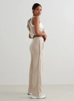 Café Au Lait Comfy Buttoned Pants>AIM’N Clearance