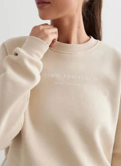 Café Au Lait Serif Sweatshirt>AIM’N Hot