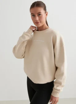 Café Au Lait Serif Sweatshirt><noscript><img width=