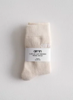 Café Au Lait Thermo Wool Socks>AIM’N Best