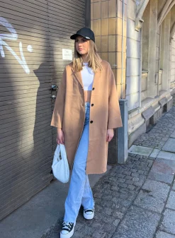 Camel Classic Wool Coat>AIM’N Clearance