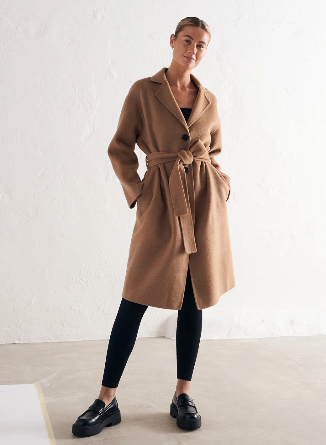 Camel Classic Wool Coat>AIM’N Clearance