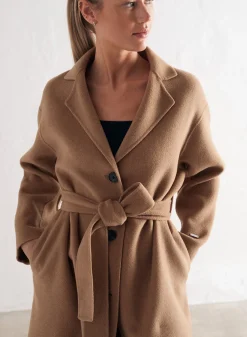 Camel Classic Wool Coat><noscript><img width=