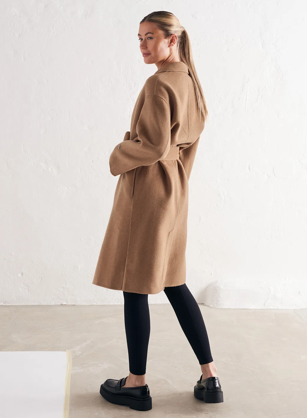 Camel Classic Wool Coat>AIM’N Clearance