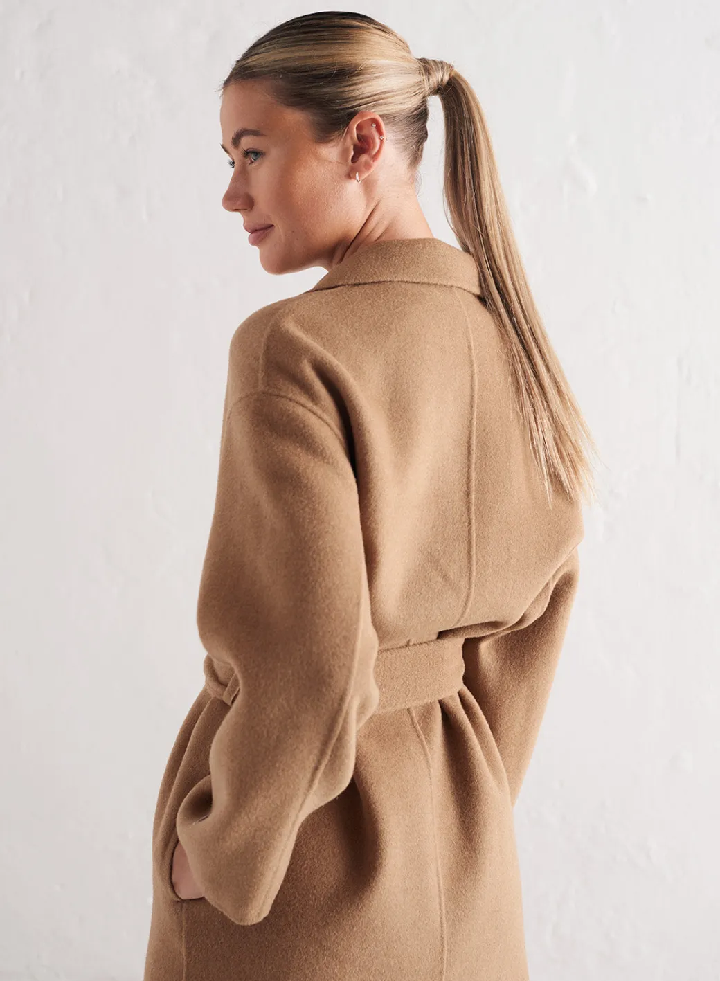 Camel Classic Wool Coat>AIM’N Clearance