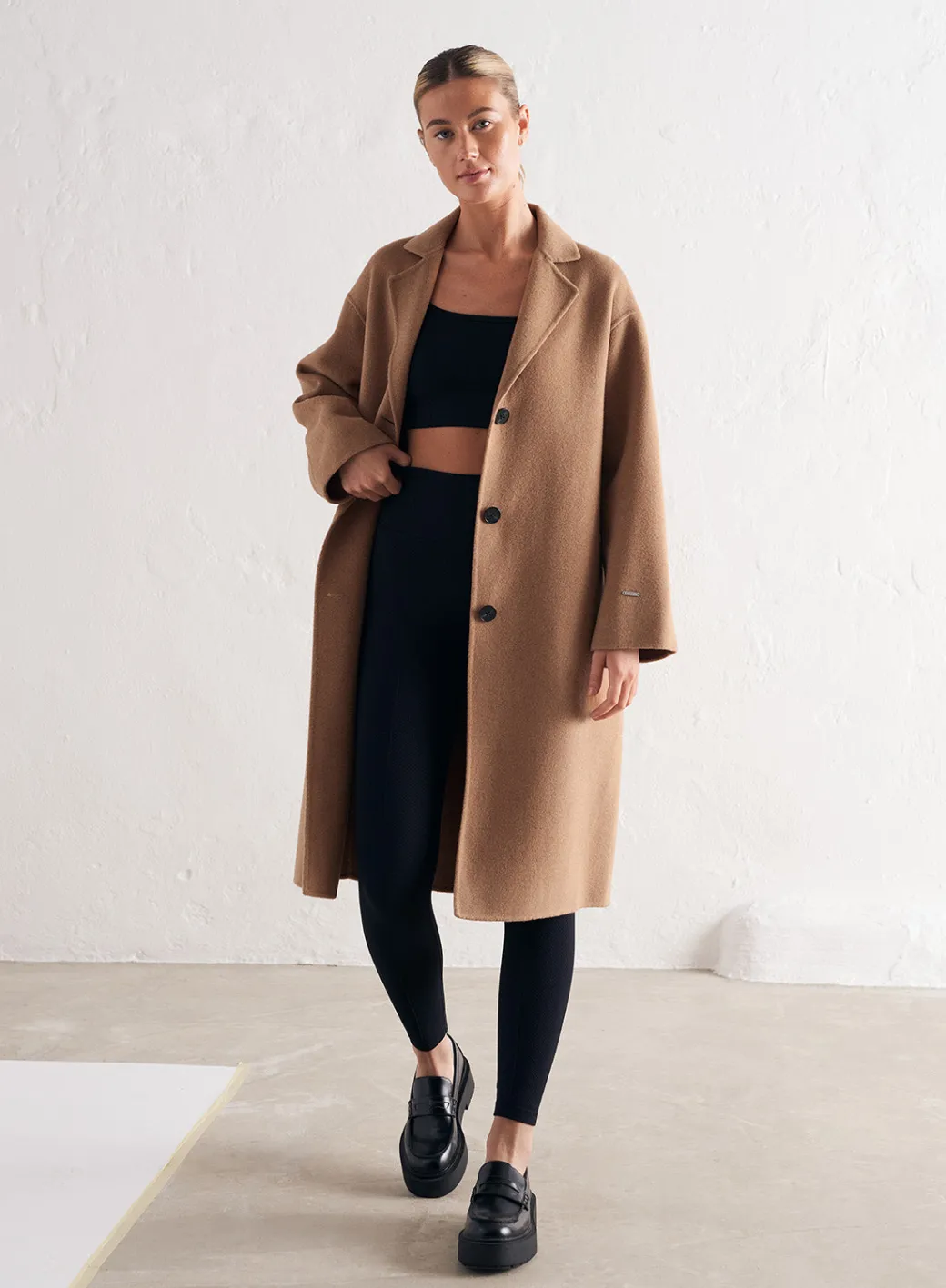 Camel Classic Wool Coat>AIM’N Clearance