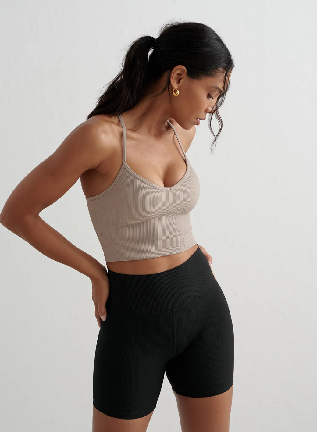 Ribbed Performance Bralette>AIM’N Sale