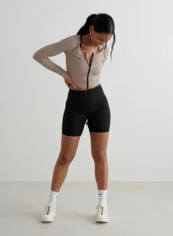 Ribbed Performance Zipped Cardigan><noscript><img width=