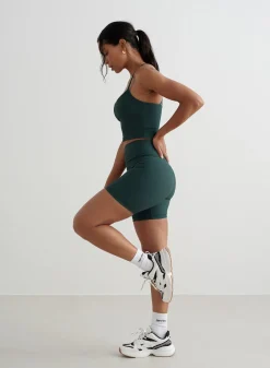 Ribbed Performance Midi Biker Shorts><noscript><img width=