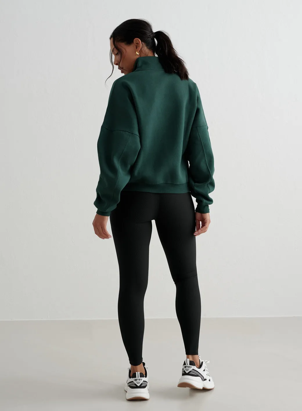 Varsity Sweat Half Zip>AIM’N Hot