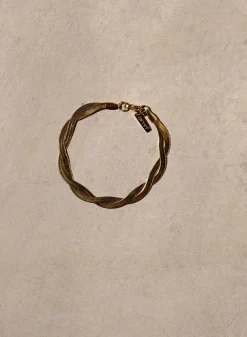 Gold Waterproof Braid Bracelet><noscript><img width=