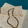 Gold Waterproof Braid Necklace>AIM’N Hot