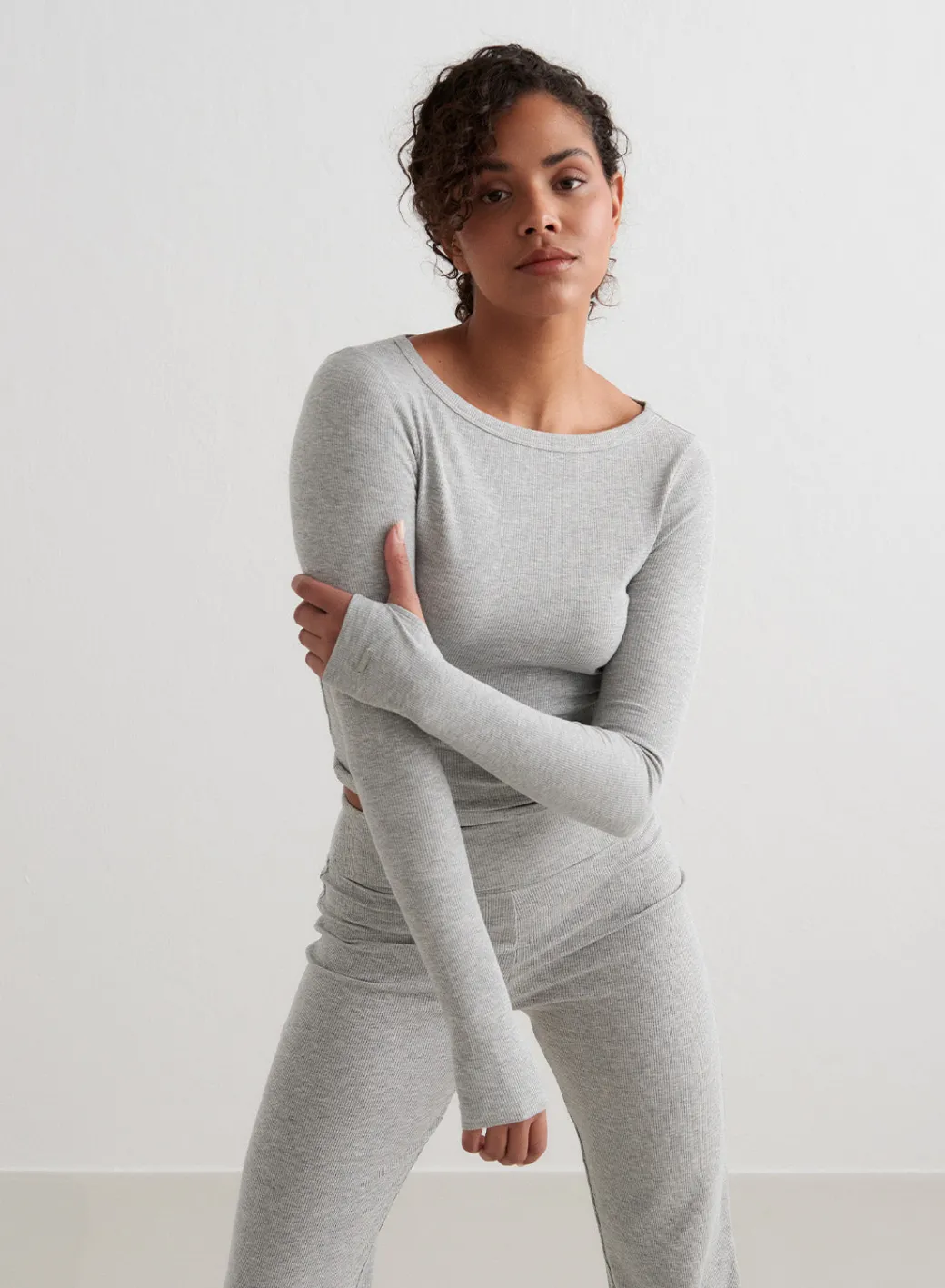 Ease Ribbed Long Sleeve Top>AIM’N Clearance