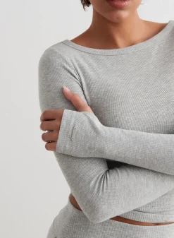 Ease Ribbed Long Sleeve Top>AIM’N Clearance