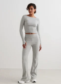 Ease Ribbed Long Sleeve Top><noscript><img width=