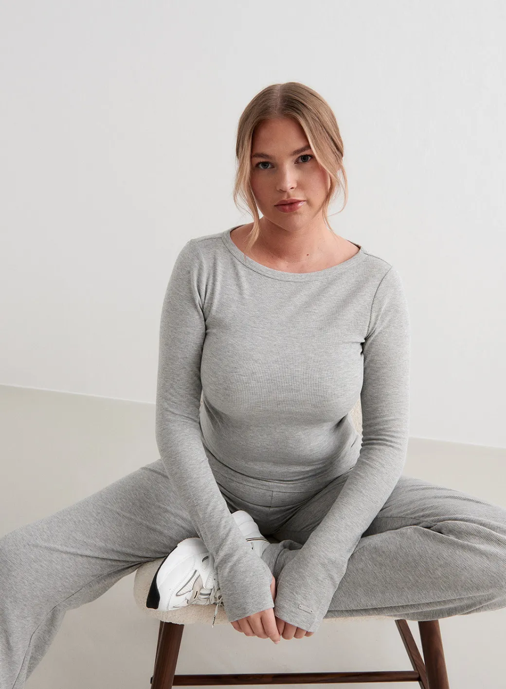 Ease Ribbed Long Sleeve Top>AIM’N Clearance