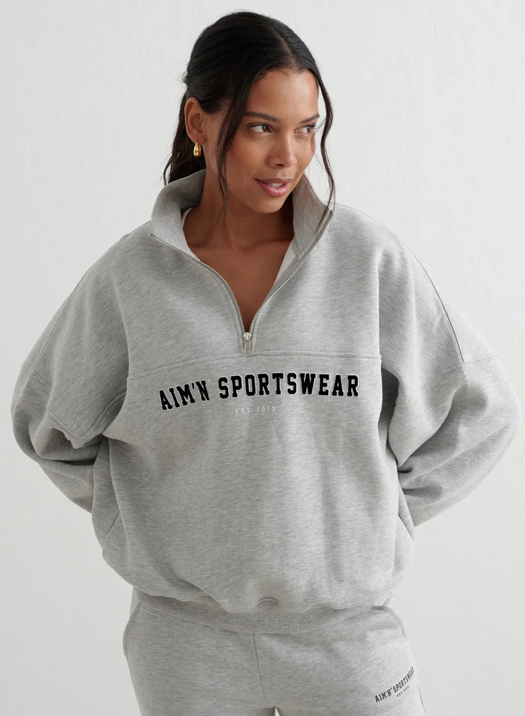 Varsity Sweat Half Zip>AIM’N Discount