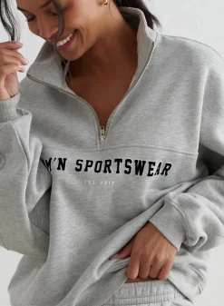 Varsity Sweat Half Zip><noscript><img width=