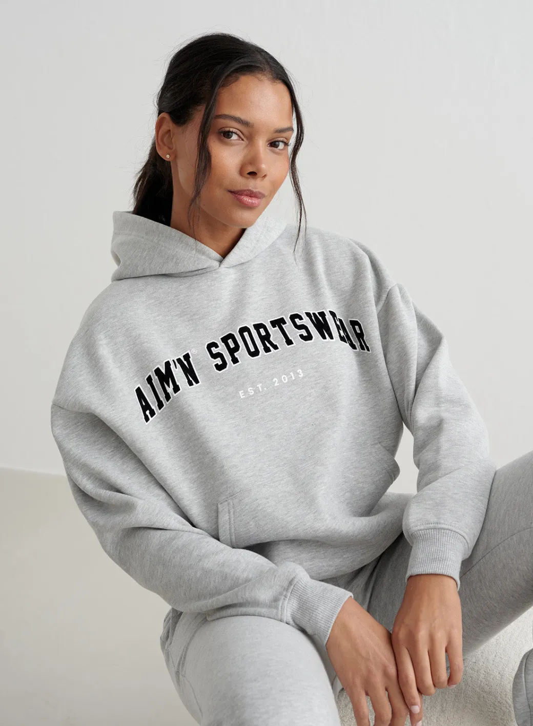 Varsity Sweat Hood>AIM’N Best