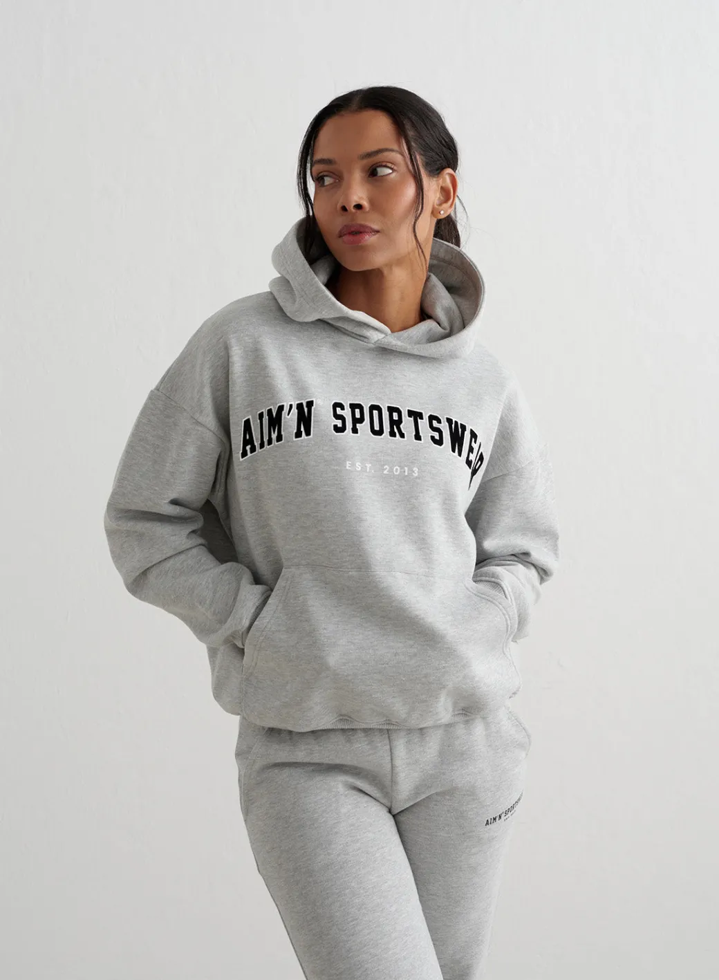 Varsity Sweat Hood>AIM’N Best