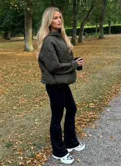 Oversized Quilted Anorak><noscript><img width=