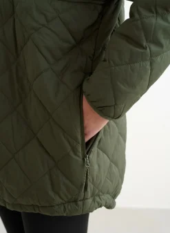Oversized Quilted Anorak><noscript><img width=