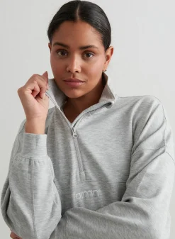 Melange Comfy Half Zip>AIM’N Hot