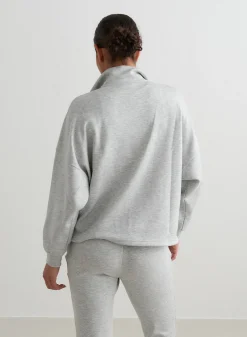 Melange Comfy Half Zip><noscript><img width=