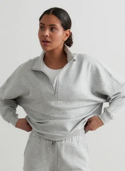 Melange Comfy Half Zip><noscript><img width=