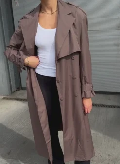 Recycled Tech Trench Coat>AIM’N