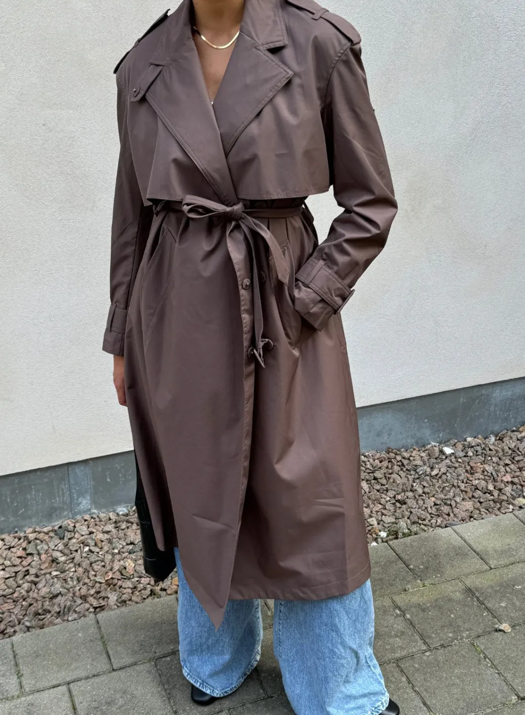 Recycled Tech Trench Coat>AIM’N